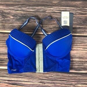 NUYU University Of Kentucky Wildcats UK Cheer Top Bra Costume Graduation 34C